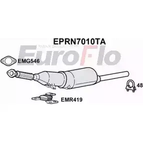 Сажевый фильтр ОГ EUROFLO 4352746 TH7I 7U EPRN7010TA V2R7KH