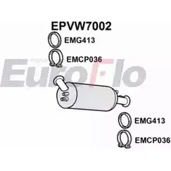 Сажевый фильтр ОГ EUROFLO MK0AZXX Q F3JE EPVW7002 4352785 изображение 0