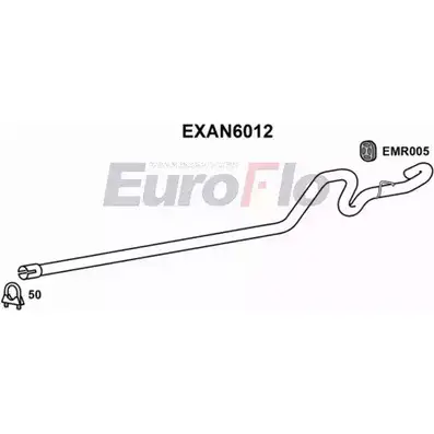 Насадка на глушитель EUROFLO CFR00 4352947 H C5HPU EXAN6012 изображение 0