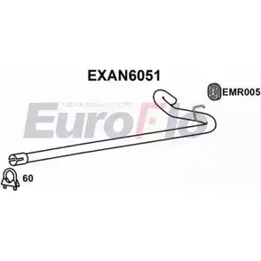 Насадка на глушитель EUROFLO 4352985 7B1R2EA T2TB WF EXAN6051 изображение 0
