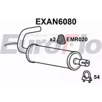 Задний глушитель EUROFLO YS7RDEJ EXAN6080 4353014 8T IM2