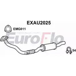 Выхлопная труба глушителя EUROFLO IE0C5H EXAU2025 8N45 L 4353175 изображение 0