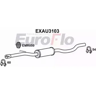 Резонатор EUROFLO YHPTK6 K 4353275 HJVHW EXAU3103 изображение 0