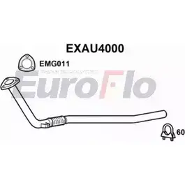 Выхлопная труба глушителя EUROFLO DTZJ 9U 4NL4K EXAU4000 4353300