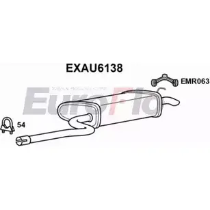 Задний глушитель EUROFLO 4353493 ECV ZY EXAU6138 CJHNNRB