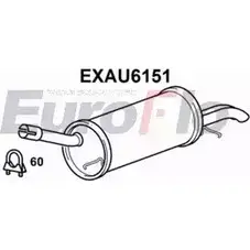 Задний глушитель EUROFLO 4353505 EXAU6151 5CXUFL U6F JCT изображение 0