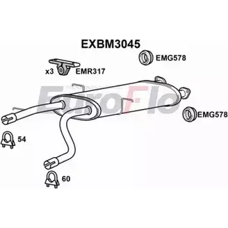 Резонатор EUROFLO 4353685 NWS2M 9U EXBM3045 YT49O изображение 0