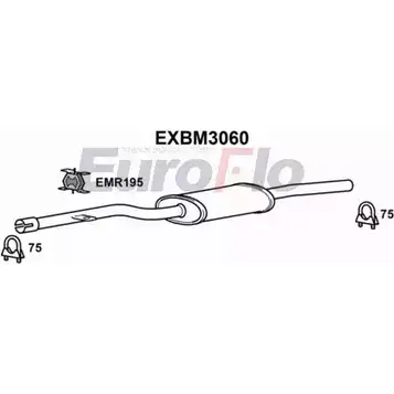Резонатор EUROFLO XUGRR EXBM3060 WYF I4 4353699 изображение 0