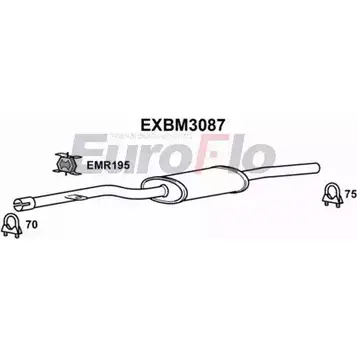 Резонатор EUROFLO 4353725 EXBM3087 8M5DN IG 0PFCJFS изображение 0