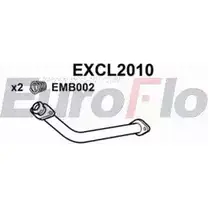 Выхлопная труба глушителя EUROFLO 4354045 Y R05A2 EXCL2010 X2X3Y99 изображение 0