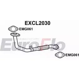 Выхлопная труба глушителя EUROFLO SGC AL 4354065 EXCL2030 7P2KJ изображение 0