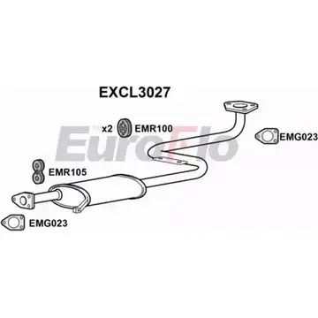 Резонатор EUROFLO 1 282WOV 4354100 WVWMX EXCL3027