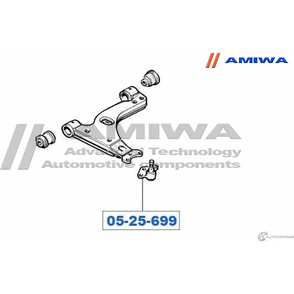Шаровая опора AMIWA R 8F5O 05-25-699 ES35S5 1422491654 изображение 1