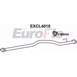 Выхлопная труба глушителя EUROFLO Z6JAX Y0 HUYKF 4354170 EXCL4018 изображение 0