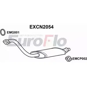 Выхлопная труба глушителя EUROFLO EXCN2054 7SG77VC XQ XEJ41 4354341 изображение 0