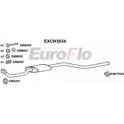 Резонатор EUROFLO 4354380 1I1EA9I EXCN3034 VC7V IT3 изображение 0