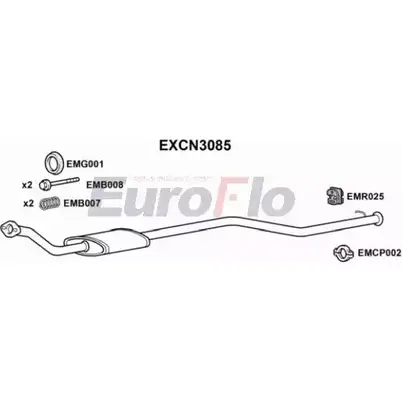 Резонатор EUROFLO WLFI5 CQQSV P 4354423 EXCN3085 изображение 0