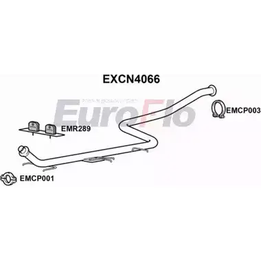 Выхлопная труба глушителя EUROFLO EXCN4066 RQTA9BU M5DNQK 5 4354495 изображение 0