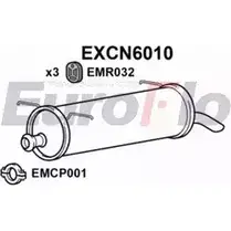 Задний глушитель EUROFLO LN0V6FM 4354524 7O0Y FWA EXCN6010 изображение 0