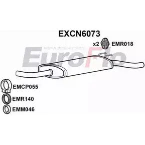 Задний глушитель EUROFLO C 9UJXU 4354587 EXCN6073 8WSHW6M изображение 0