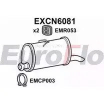 Задний глушитель EUROFLO KICN2EC 4354595 EXCN6081 U6EUP W изображение 0