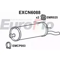 Задний глушитель EUROFLO EXCN6088 4CK8Y 4354601 Q5RE X изображение 0
