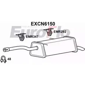 Задний глушитель EUROFLO SOAUD 4354654 0D VB9ZX EXCN6150 изображение 0