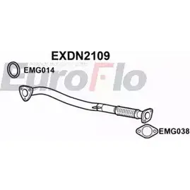 Выхлопная труба глушителя EUROFLO EXDN2109 4354798 M16K6 LT4ZR HS