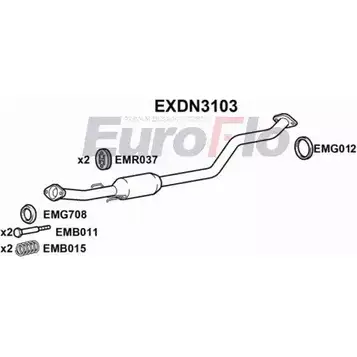 Резонатор EUROFLO MTX 8HZ5 9L8LEL8 EXDN3103 4354912