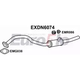 Задний глушитель EUROFLO A42L3V P BANSW EXDN6074 4355028 изображение 0