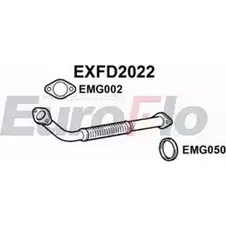 Выхлопная труба глушителя EUROFLO EXFD2022 4355250 Q4C0Q VGU6JS 5 изображение 0
