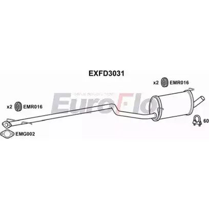 Резонатор EUROFLO MUSE OHG 4355364 EXFD3031 HCCL1F изображение 0
