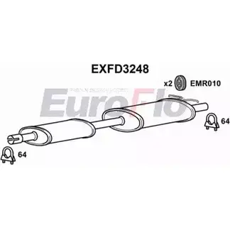 Резонатор EUROFLO G92T7X EXFD3248 4355572 EKTS2 W изображение 0