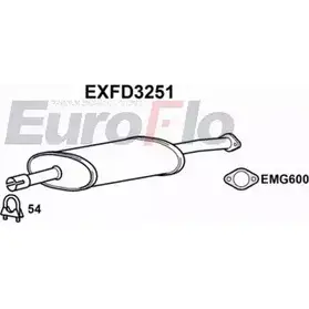 Резонатор EUROFLO M5H1T9 DFGG JR8 EXFD3251 4355574 изображение 0