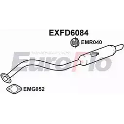 Задний глушитель EUROFLO PX5E8K6 3C 2UU 4355754 EXFD6084