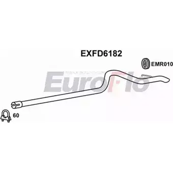 Насадка на глушитель EUROFLO 3G Q95 4355851 EXFD6182 EK2E8 изображение 0