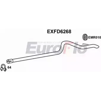 Насадка на глушитель EUROFLO EXFD6268 4355927 J 67SSHU XNSPBG