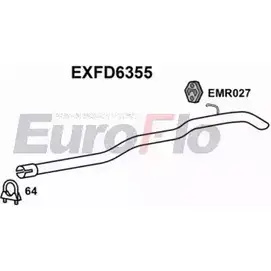 Насадка на глушитель EUROFLO EXFD6355 4356002 4 CPS8TZ QX03V изображение 0
