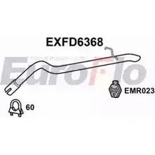 Насадка на глушитель EUROFLO 7LHIF 4356014 EXFD6368 9IN YLN изображение 0