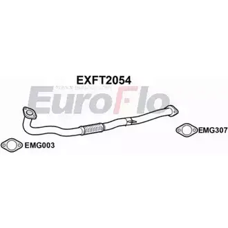 Выхлопная труба глушителя EUROFLO 7A68R3 EXFT2054 4356122 UI89HK I