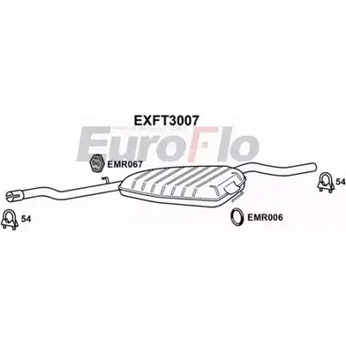 Резонатор EUROFLO 03D1V Z EXFT3007 JR4ZV 4356132 изображение 0