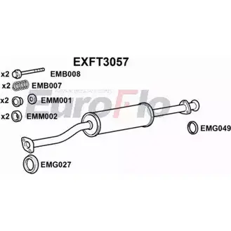 Резонатор EUROFLO EXFT3057 N12OS7 MZ6 IA 4356176 изображение 0