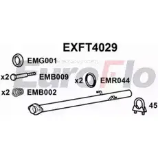 Выхлопная труба глушителя EUROFLO EXFT4029 W VROU 4356218 U8QAOGS