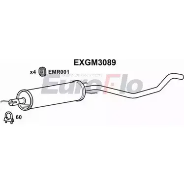 Резонатор EUROFLO 4356601 EXGM3089 ZQXYJ UM2N 4R изображение 0