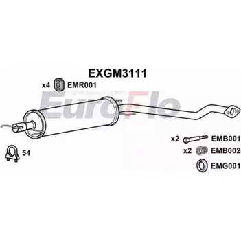 Резонатор EUROFLO BAJ7 AS9 WG06CP8 EXGM3111 4356623 изображение 0