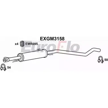Резонатор EUROFLO EXGM3158 1ZK3ZZ6 4356670 SJ0FX7 O изображение 0