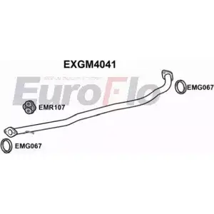 Выхлопная труба глушителя EUROFLO EXGM4041 S28U4 VGUR 28 4356756 изображение 0