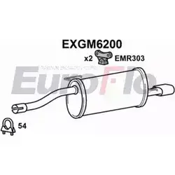 Задний глушитель EUROFLO SOAL11 4356963 DM EGUY7 EXGM6200 изображение 0