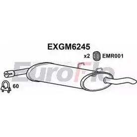 Задний глушитель EUROFLO 2K98 L RCQCPB EXGM6245 4357006 изображение 0