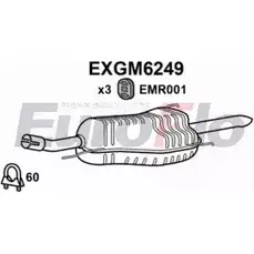 Задний глушитель EUROFLO 7P98L3F EXGM6249 4357009 NX O3QQV